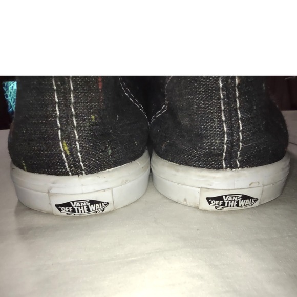 Vans Authentic‎ Denim Speckled Low Top Sneakers Shoes US Women 5.5 US Men 4 - Picture 4 of 7